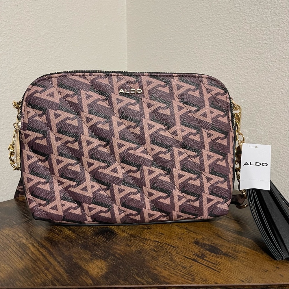 NWT Aldo Onilalina cross body bag monogram print
